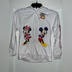 2020 Disneyland Girls Zipped Hoodie